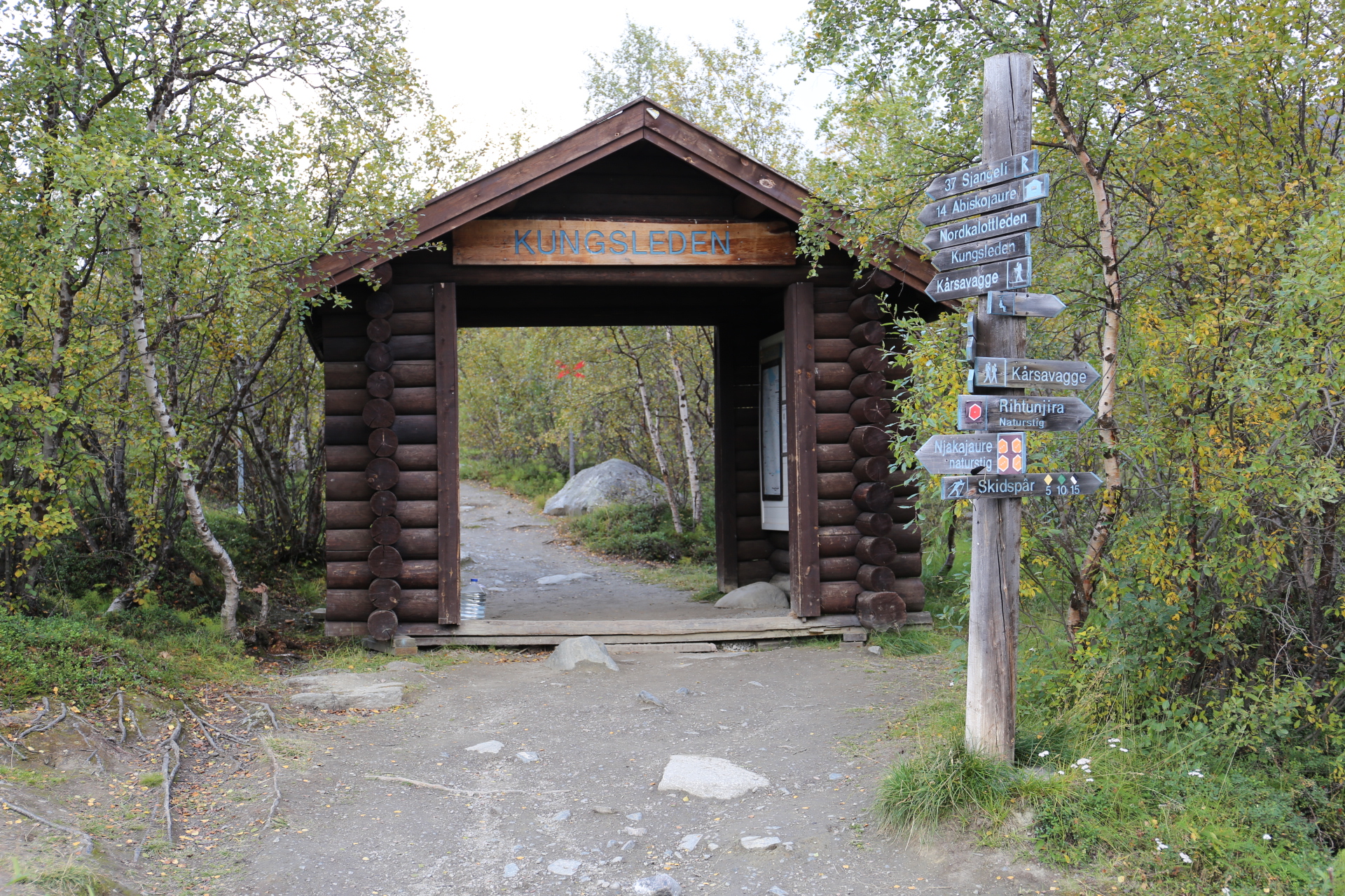 Starten på Kungsleden