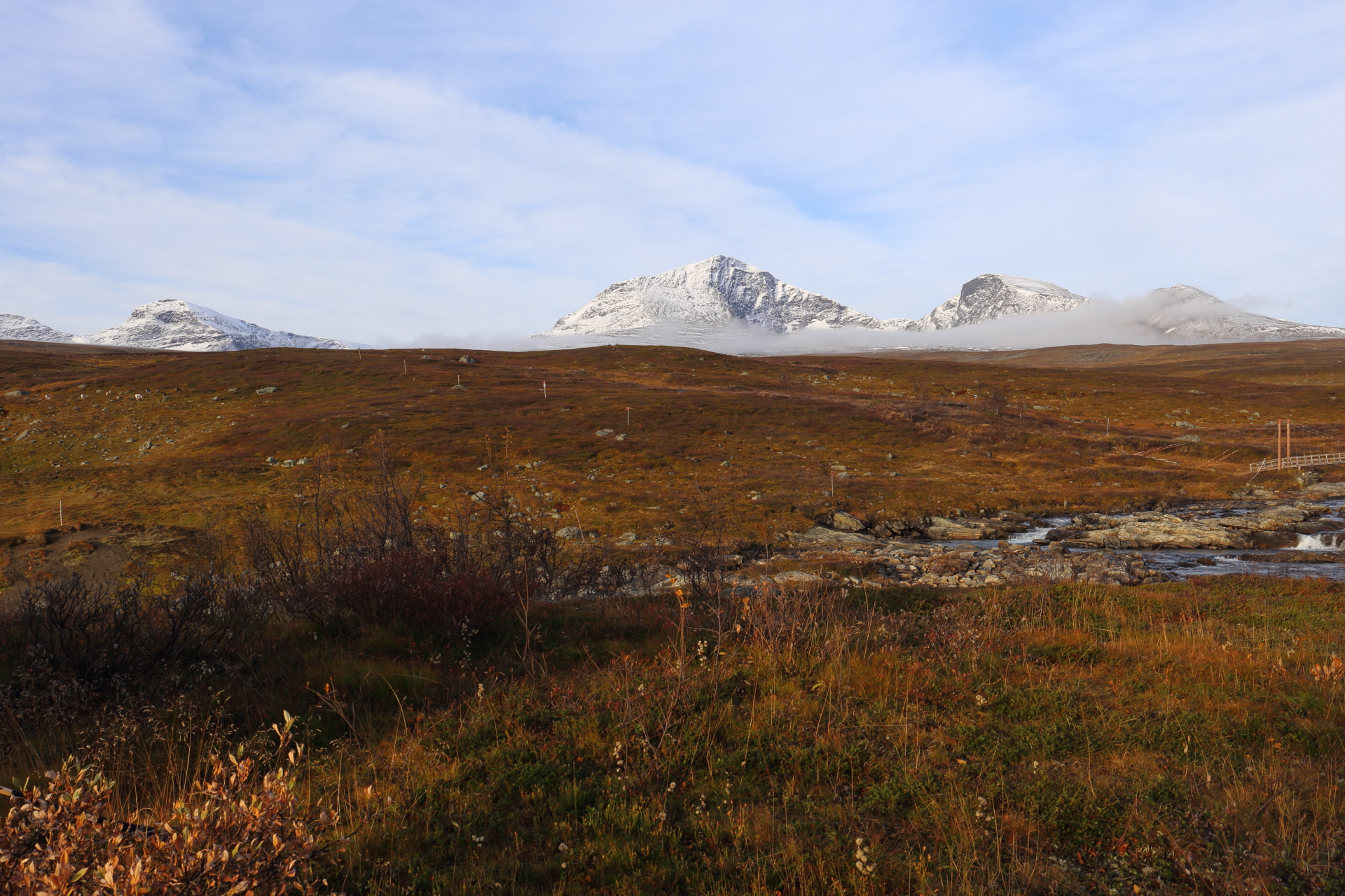 Morgondimman vid Norra Storfjället